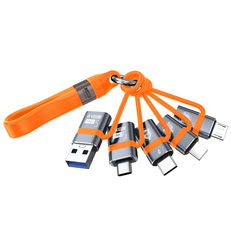 USB A to USB 3.0 OTG Adapter, USB to Micro Converter, IP to -Converter, and -…