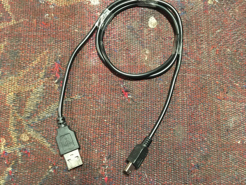 USB to Mini USB 1/28 AWG Connector Cable 28 in Long