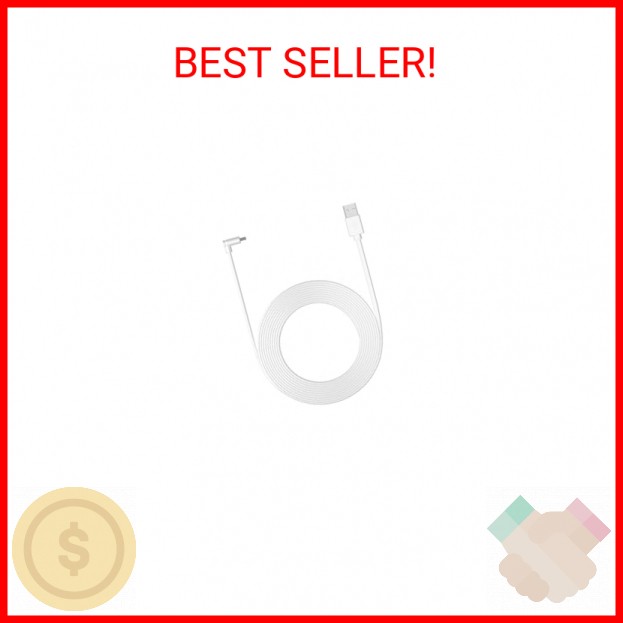 Ring 10 ft. USB-A to USB-C Power Cable — Compatible with Indoor Cam Plus, White gallery