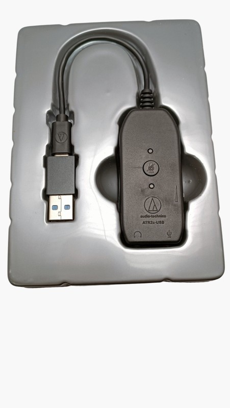 LOT of 2 - Audio-Technica ATR2x-USB 3.5mm to USB 2.0 Type-C Audio Adapter gallery