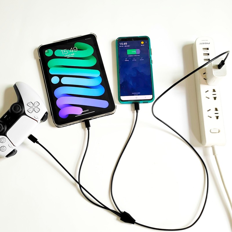 1m 3ft PD USB C Cable, Universal 3 in 1 Multi Charging Cable Type C gallery