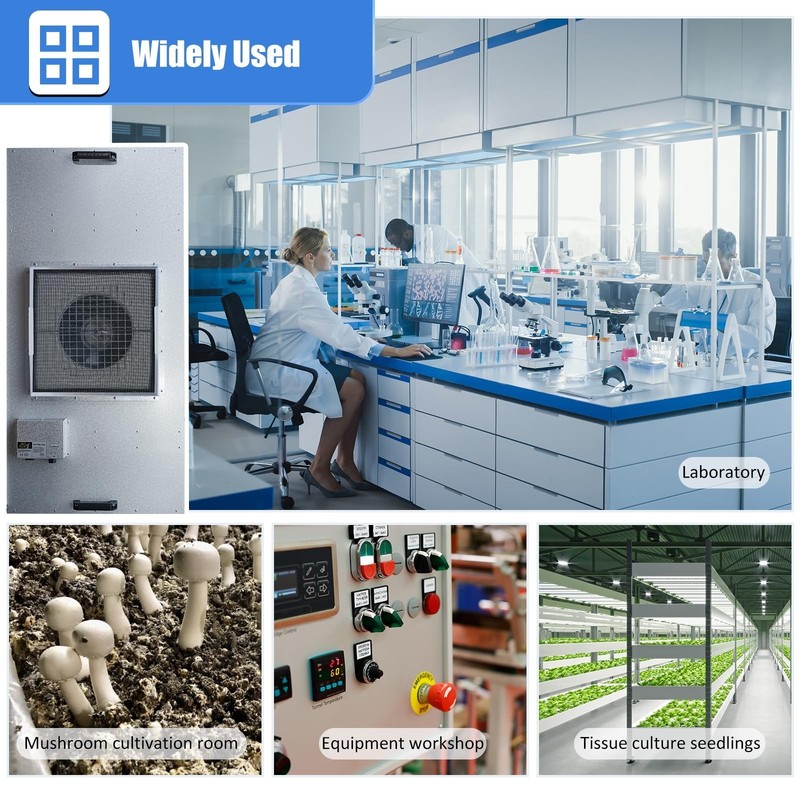 HEPA H14-Filter Laminar Flow Hood Updated FanFilter Unit（Include HEPA Fil gallery