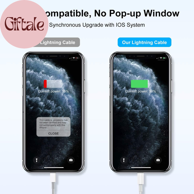 3Ft Iphone Charger Apple Mfi Certified, Apple Lightning to USB Cable 3 Feet,Fast gallery