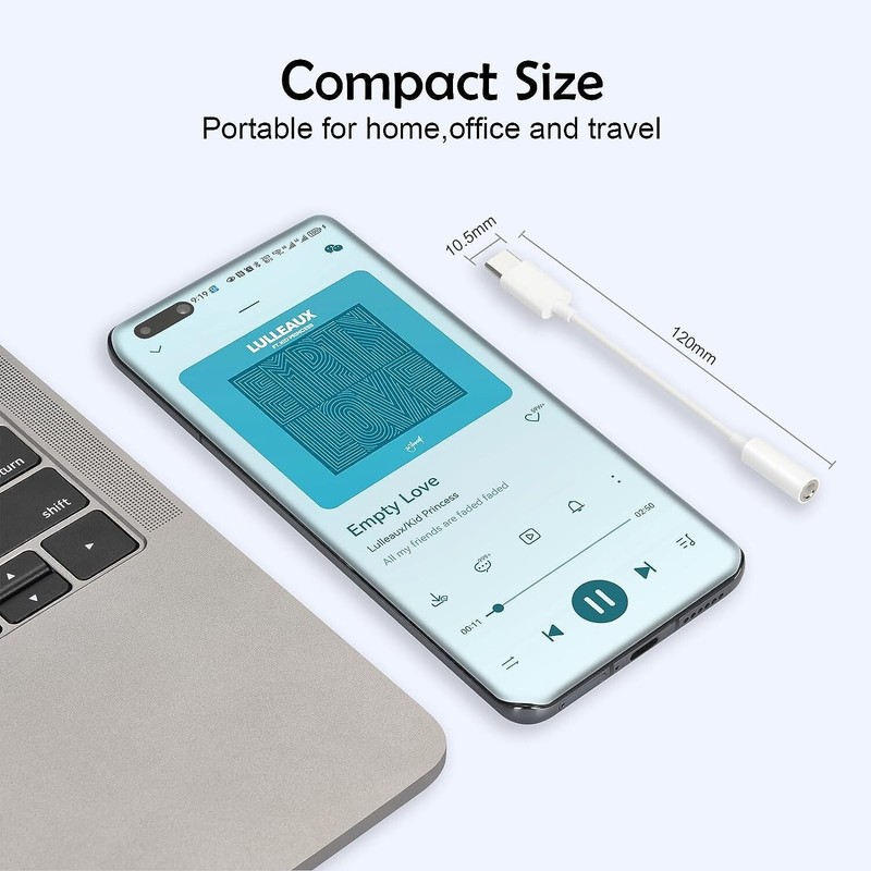 USB-C Type C Adapter Port to 3.5MM Aux Audio Jack Earphone Headphone Cable USB gallery