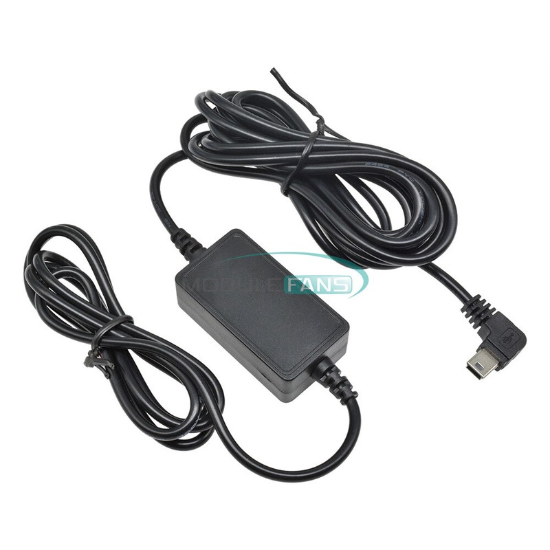 12V-23V Mini USB Port Wire Cable Car Charger Kit For Camera Recorder DVR Power gallery