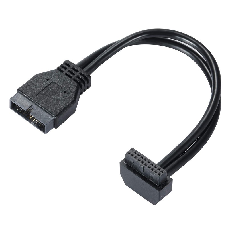 SATA USB 3.0 Motherboard Front 19 Pin Male To Female Extension Cable PC