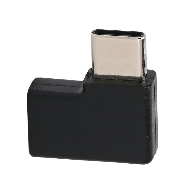Right Angle Type‑C Male to for IOS Female Adapter Charging Head Converter