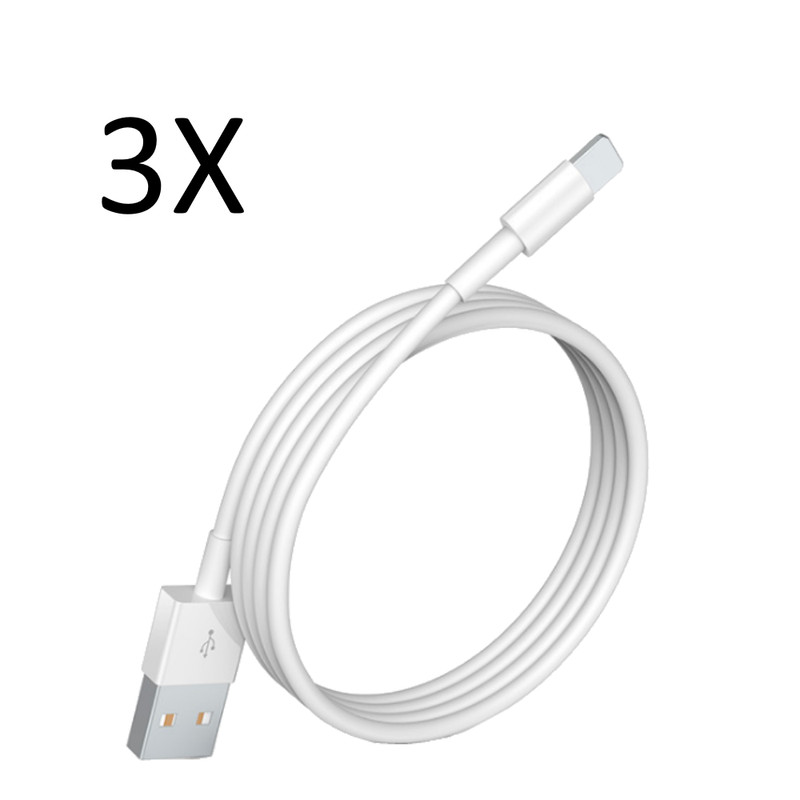 For iPhone 14 13 12 11 Pro Max SE XR Fast Charging USB Charger Data Sync Cable