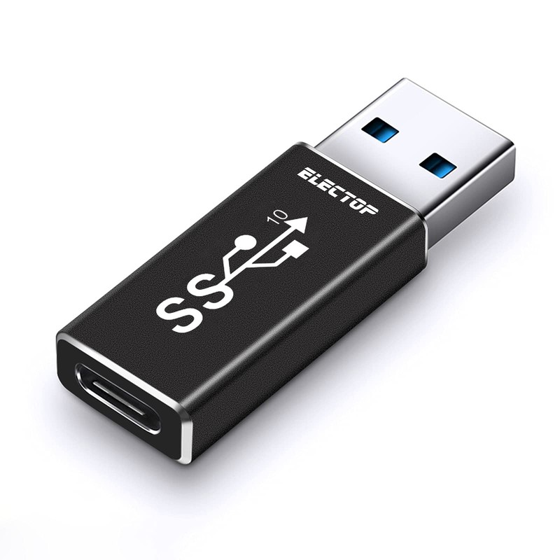 Double Sides 10Gbps, USB 3.1 GEN 2 Male to TypeC Female Adapter
