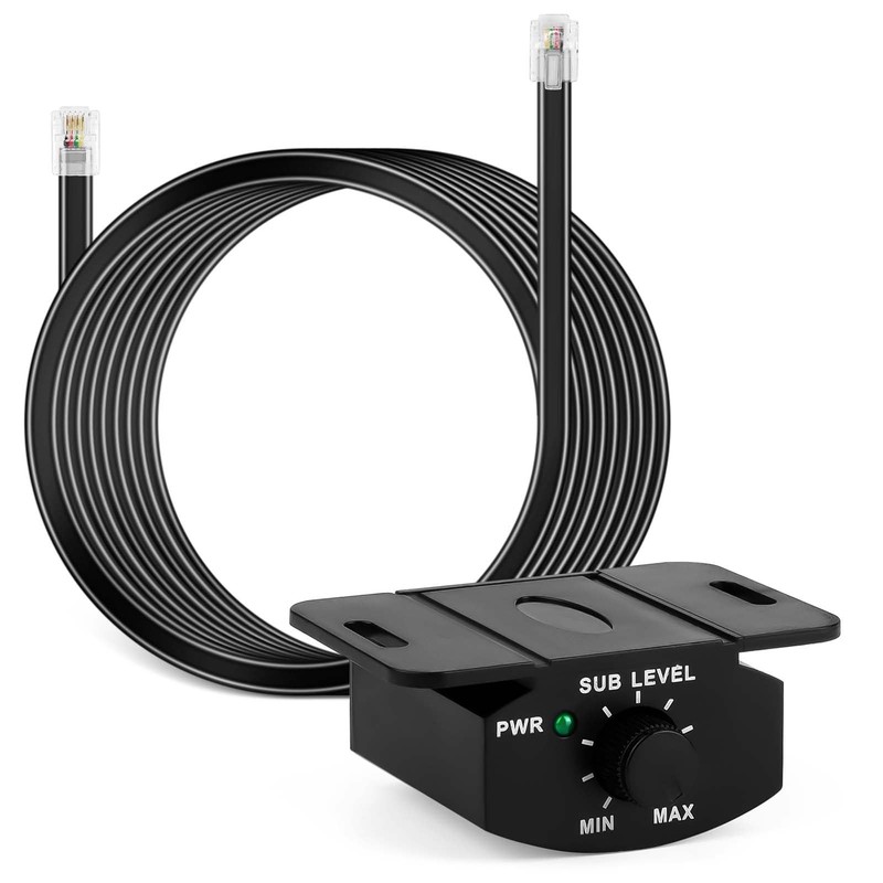 Universal Bass Knob Control with 5M/16FT Cable Extension Cable，4-Pin Bass Vol…