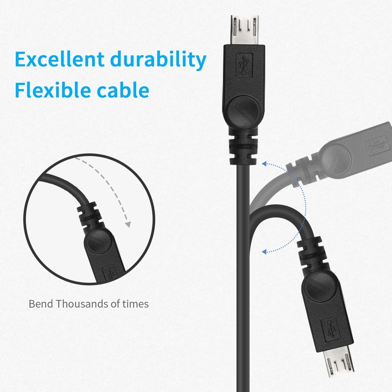 Multi Charging Cable, Multifunction 2 in 1 Charging Cable, USB 2.0 A to USB T... gallery