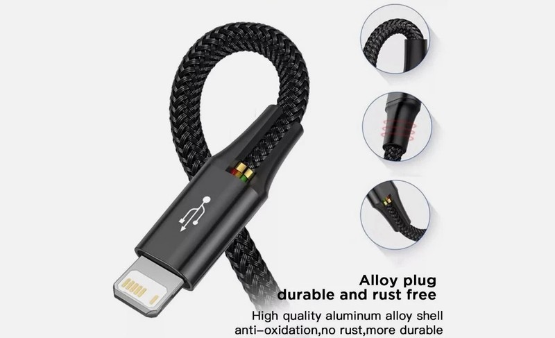 4 in 1 Multi USB Charging Cable Fast Charger Cord For iPhone/Type C/Micro USB gallery