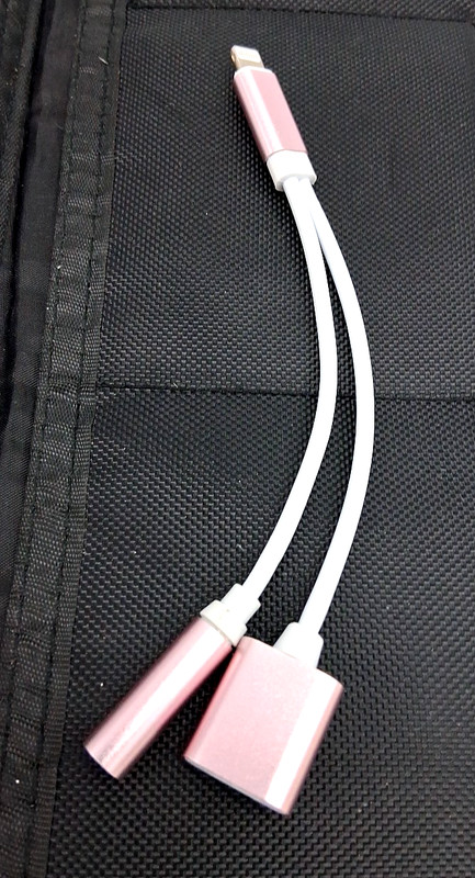 Apple 2 in 1 iphone Adapter, Aux Headphone Jack Audio gallery