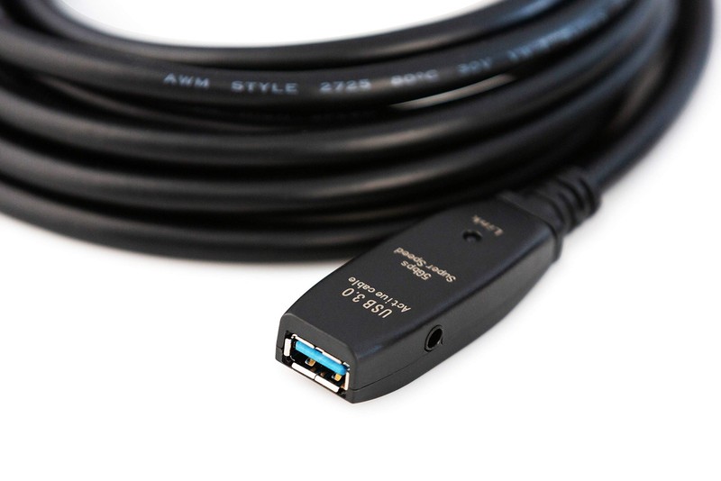 65 Feet Active USB Extension Cable 3.0 Male to Female with 3 Extension chipse... gallery