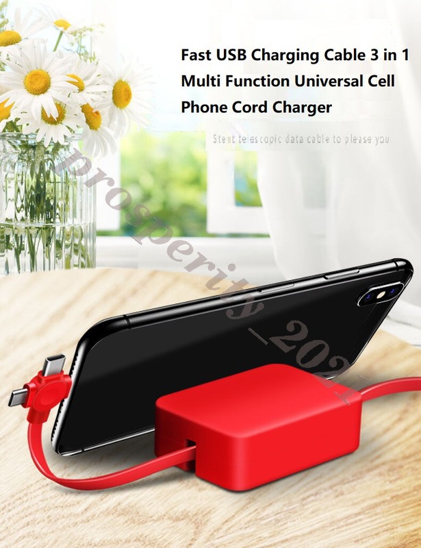 Phone Stand Powerbank Charge Cable Charger Data Cable Retractable Charge Cable gallery