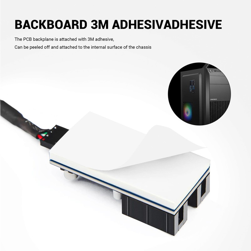 Motherboard 9-Pin USB Header SplitterUSB 2.0 Splitter 9-Pin Female 1 to 2 Mal... gallery