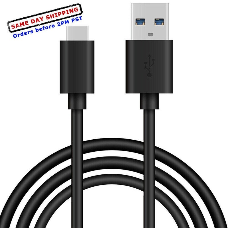 High Reliable Type C USB 3.1 to 3.0 Cable Cord for Virgin Mobile LG V30+ LS998