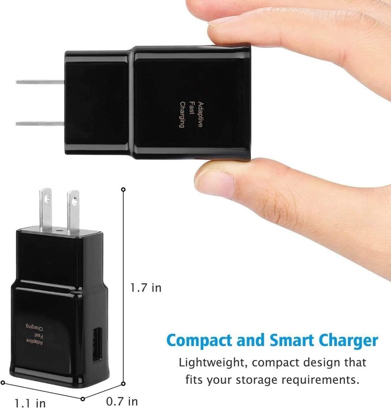 Charger For Samsung iPhone 15 16 Right Angle Braided Type C to A Cable USB Plug gallery