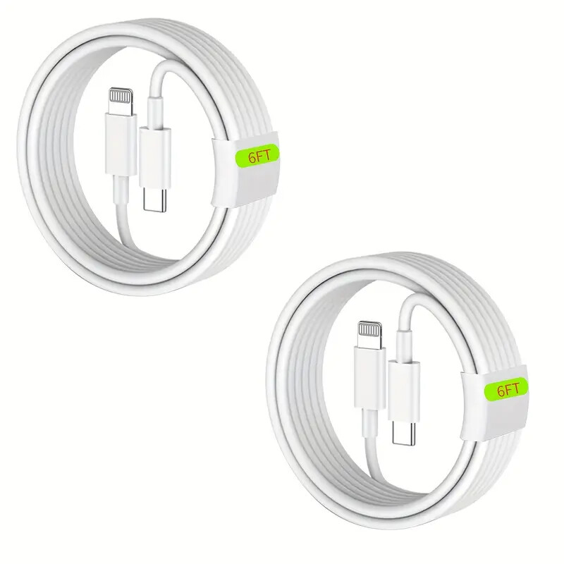 6ft/10ft Super Fast Charger Type USB-C Wall Adapter For iPhone 14 13 12 11 X Pro
