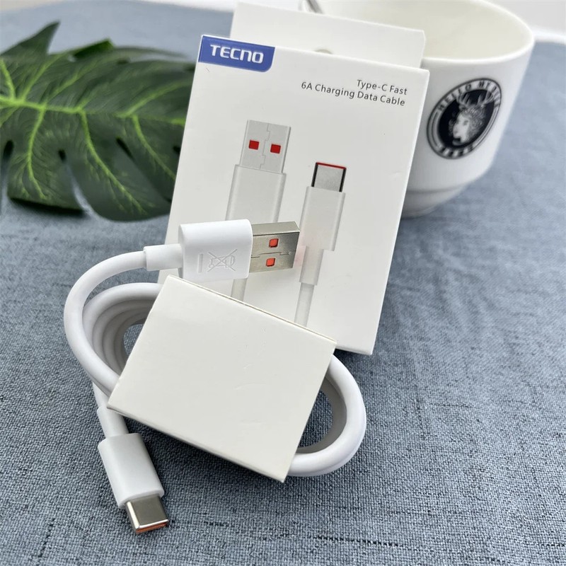 6A USB Type C Cable For TECNO 68W 45W 33W Type C Fast Charigng Data Cor gallery