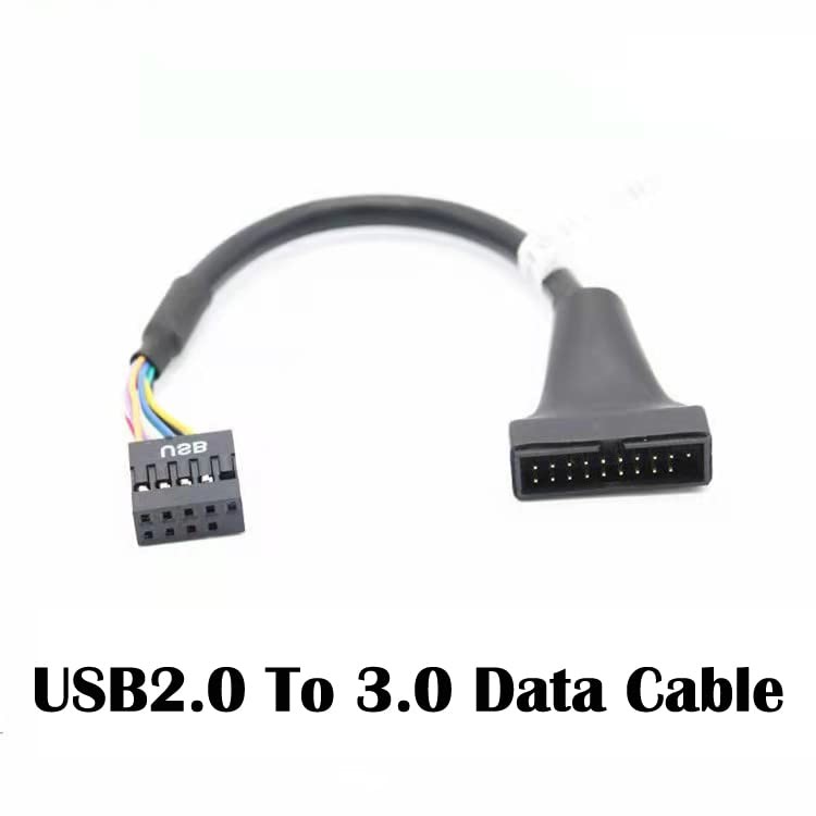 3 PCS USB 3.0 Header to USB 2.0 Motherboard Adapter 19 Pin to 9 Pin Cable PC gallery