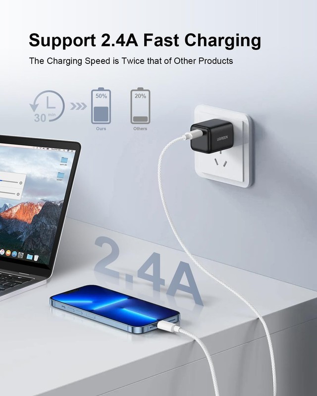 USB to Lightning Cable 3ft 2pack, Apple MFi Certified iPhone Charger Cord Lea... gallery