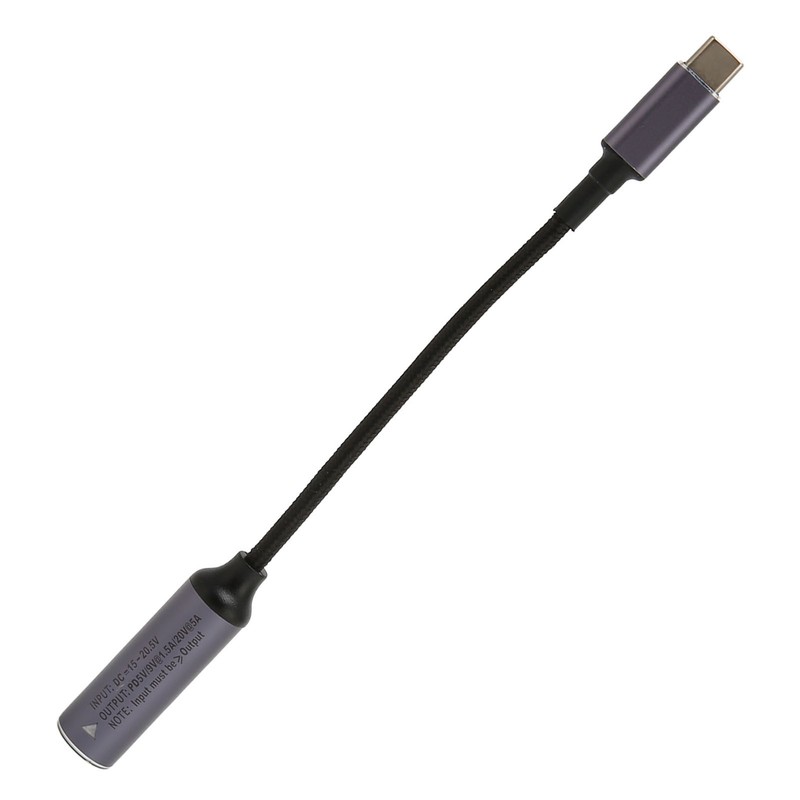 PD DC 4.0mmx1.7mm Female Input To USB Type C Male Power Charging Cable 100W BEA gallery