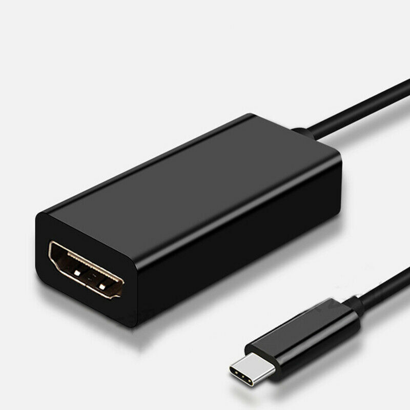 USB-C Type C to HDMI Adapter USB 3.1 Cable For MHL Android Phone Tablet Black gallery