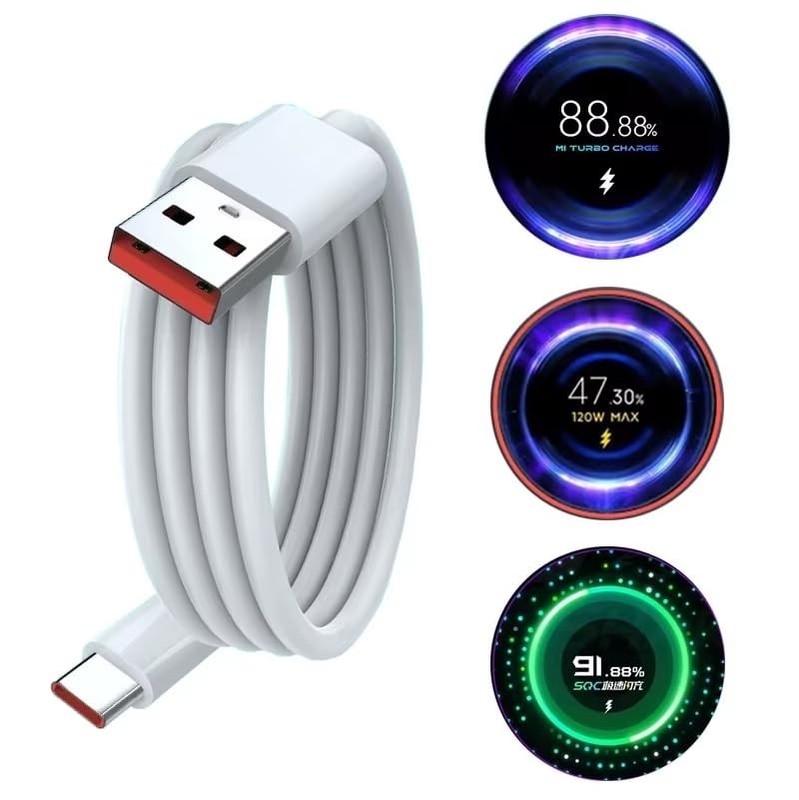 Superior 6A USB-C Turbo Charging Cable for Xiaomi - 1M, 480 Mbps Transfer gallery