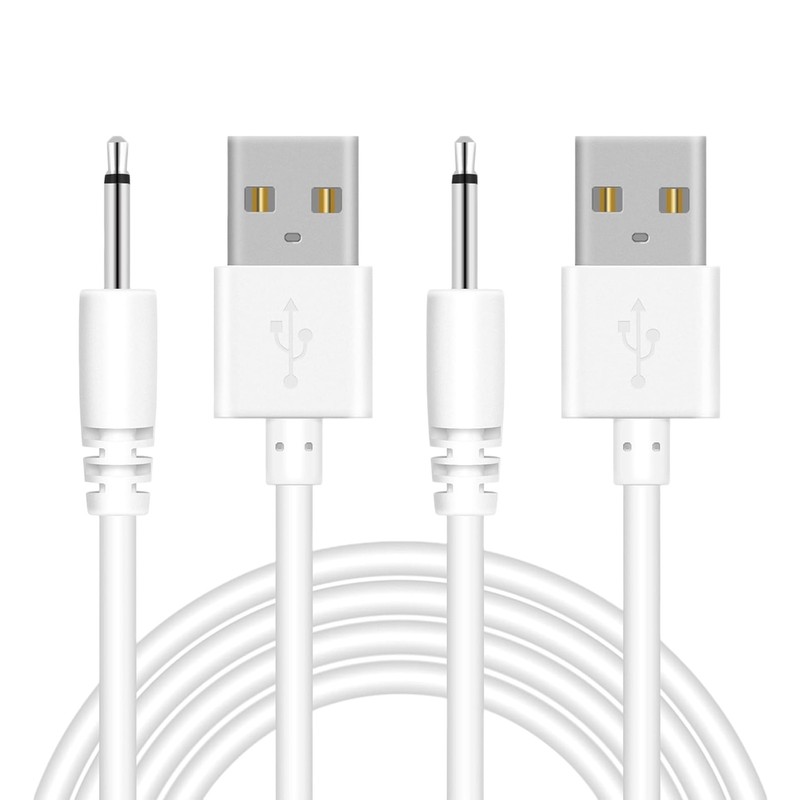 Bizooth 2.5mm DC Charging Cable, Fast USB 2.5mm, Whate