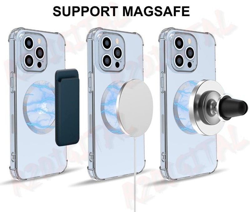 2x Metal Ring Conversion Kit to MagSafe Magnetic Charging 360 Galaxy gallery