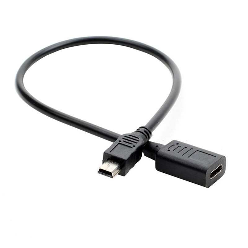 USB C Female to Mini Male Adapter Type C to A Charger Cable Adapter for Phone PC gallery