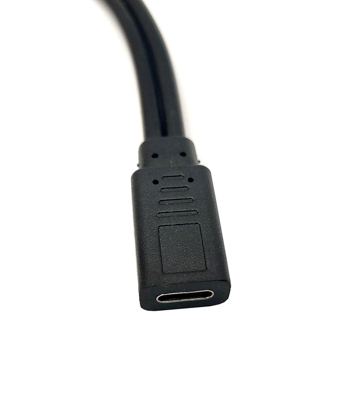 USB C Splitter Charge Cable,1 Feet USB Type C 1 Female to 2 Dual Male Y Splitter gallery