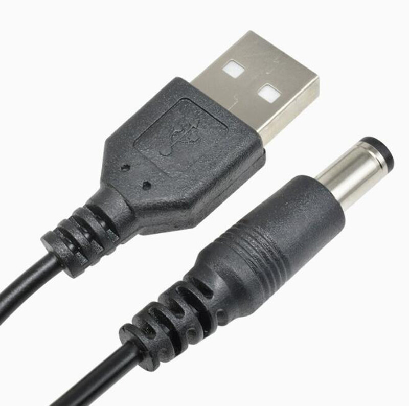 DC5.5*2.1mm USB Power Conversion Cable USB To DC Power Conversion Cable 0.8M gallery