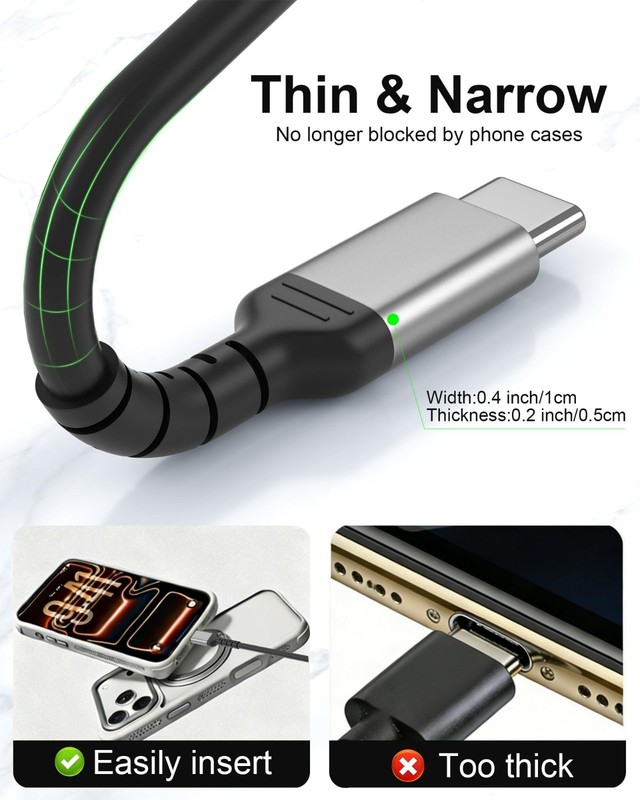 Coiled USB A to USB C Cable 2-Pack, 3ft Fast Charging for Android Auto & CarPlay gallery