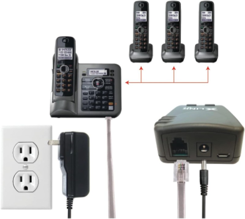 Compact Bluetooth Adapter for Home Phones - Connect Two Cell Phones Effortlessly gallery