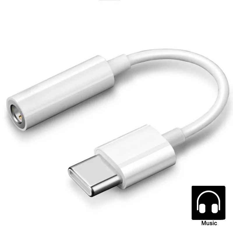 USB Type C to 3.5mm Aux Audio Jack Adapter 2-in-1 Charging Cable Cord Splitter gallery