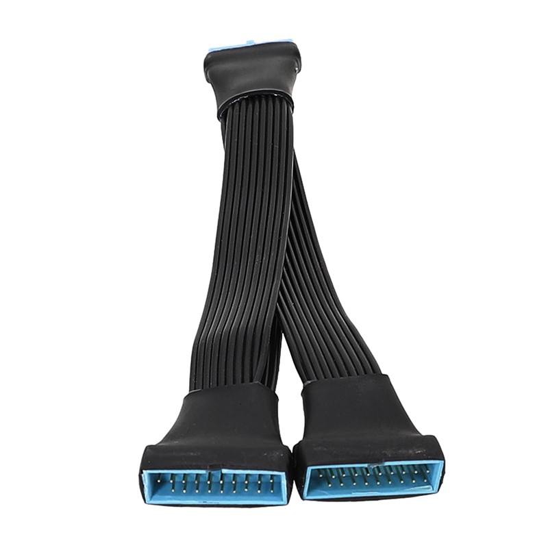 USB 3.0 Header Extension Cable 19/20 Pin 1 To 2 Splitter Adapter 5.9 Inch gallery