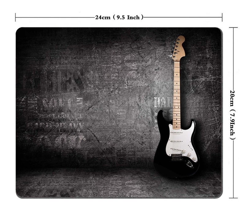 TSSOHU Electric Guitar Pattern Mouse Pad Non-Slip Rubber Base Gaming MousePad... gallery