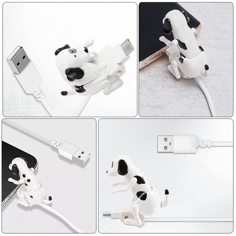 2 Pack Funny Humpback Dog Fast Charging Cable Humping Phone Charger USB Moves gallery
