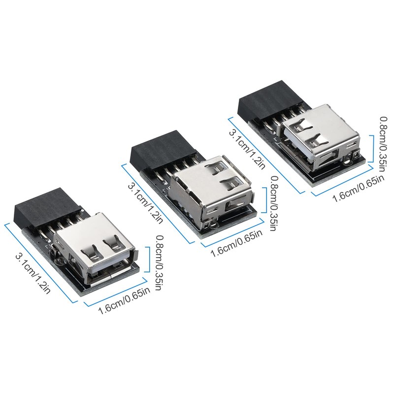 USB 2.0 9Pin/10Pin Front Panel Header 9pin to Type A Adapter gallery