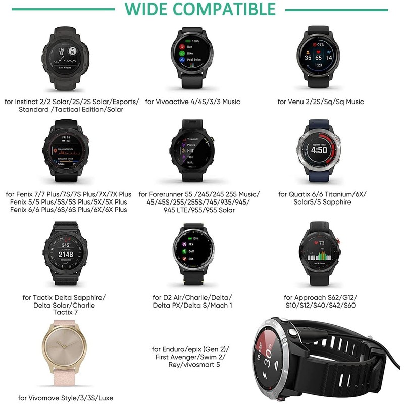 USB-A Charging/Data Cable Compatible with Garmin for Garmin 5/5S/5X/Plus/6/6S/6X gallery