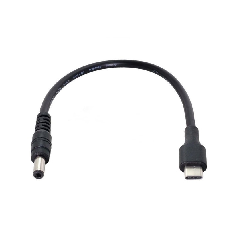 USB C to 5.5x2.5mm DC 5V Power Charge Extension Cable for Cell Phone Tablet