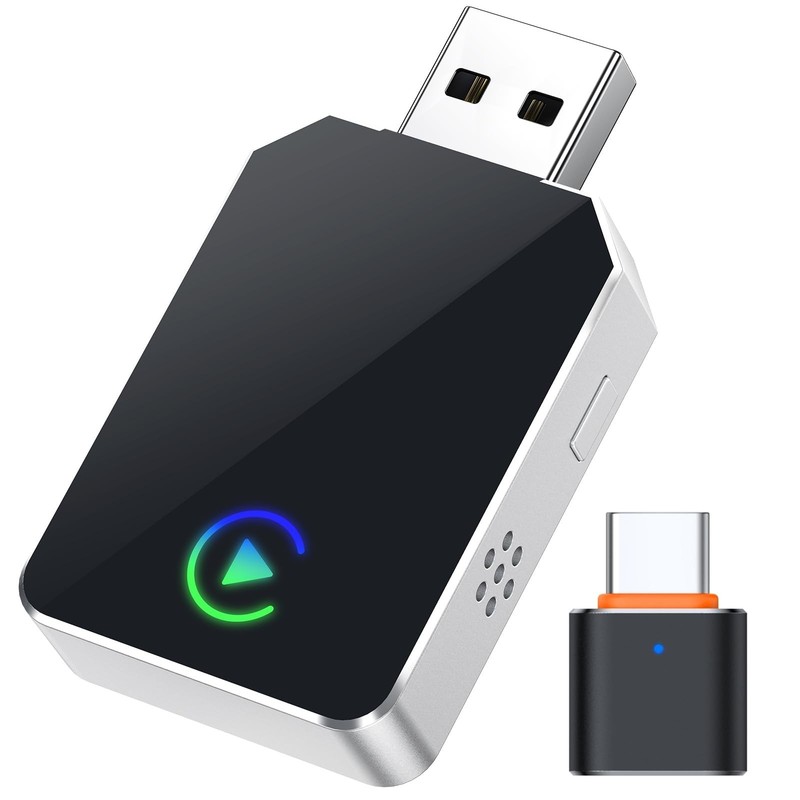 Wireless CarPlay & Android Auto Adapter, 2026 Upgrade, Fast Plug & Play, Convert gallery