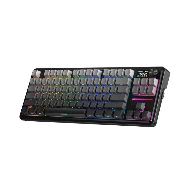 Redragon K743 PRO GB 80% Gasket RGB Gaming Keyboard w/Hype 1.14’’ TF