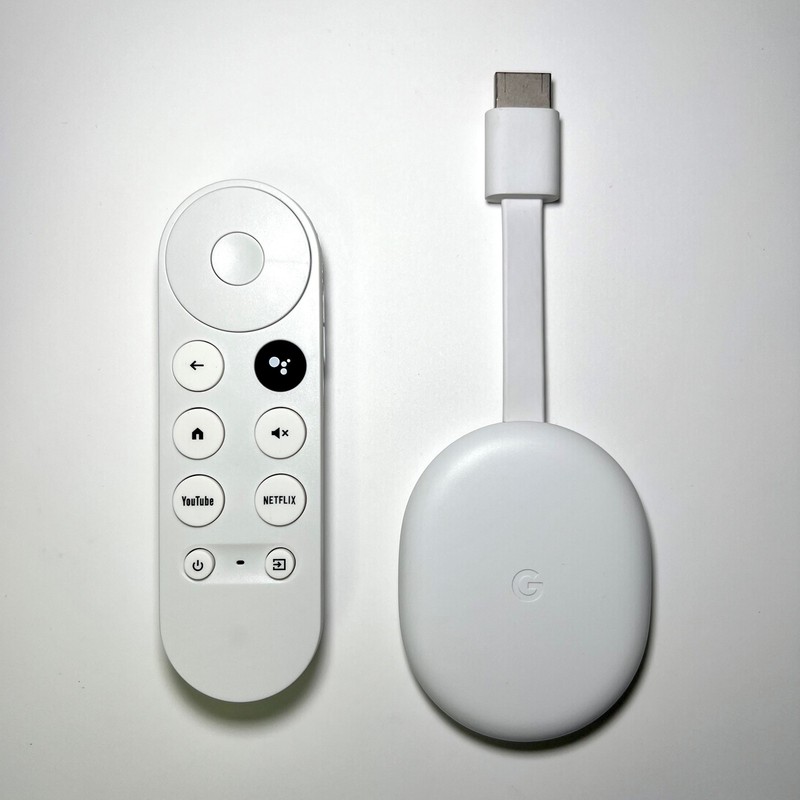 Google Chromecast with Google TV 4K (Color Choose) Freeshipping White Pink Blue gallery
