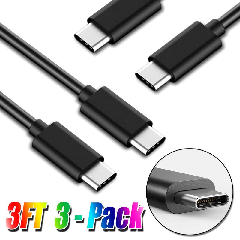 3x For Motorola Edge 5G UW / Edge 2021 USB C Type-C Fast Charging Charger Cable