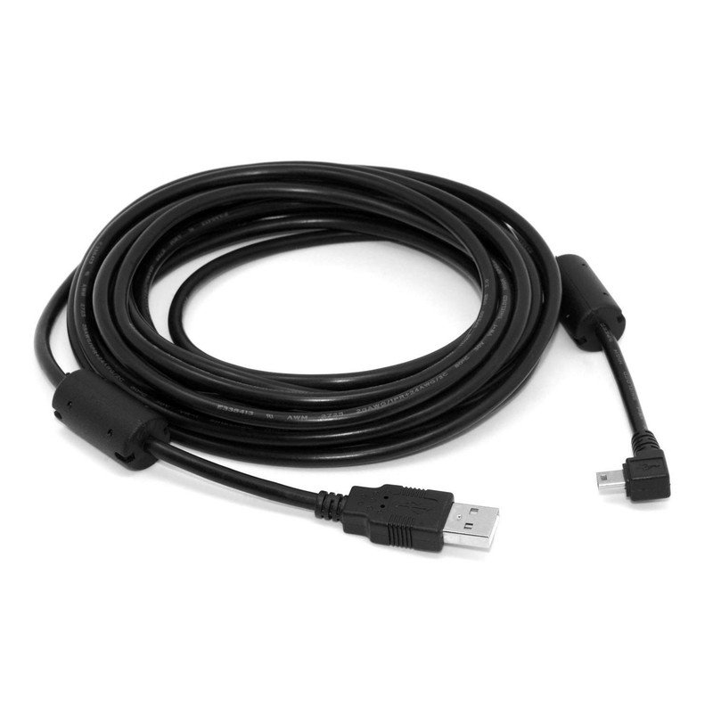 Mini USB B Type 5pin Male Right Angled 90 Degree To USB 2.0 Male Data Cable gallery