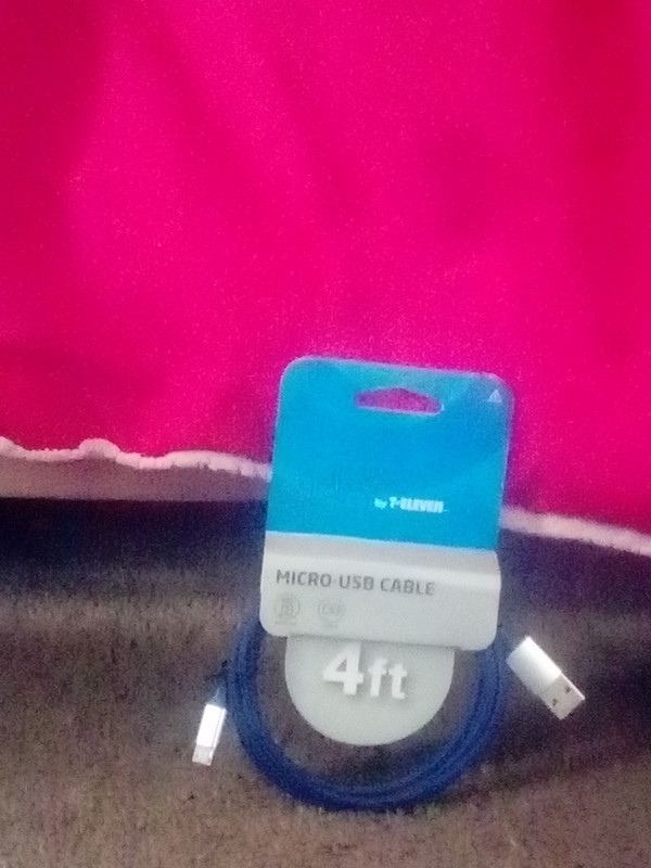 24/7Life By 7-Eleven 4ft MicroUSB Charge And SYNC Cable