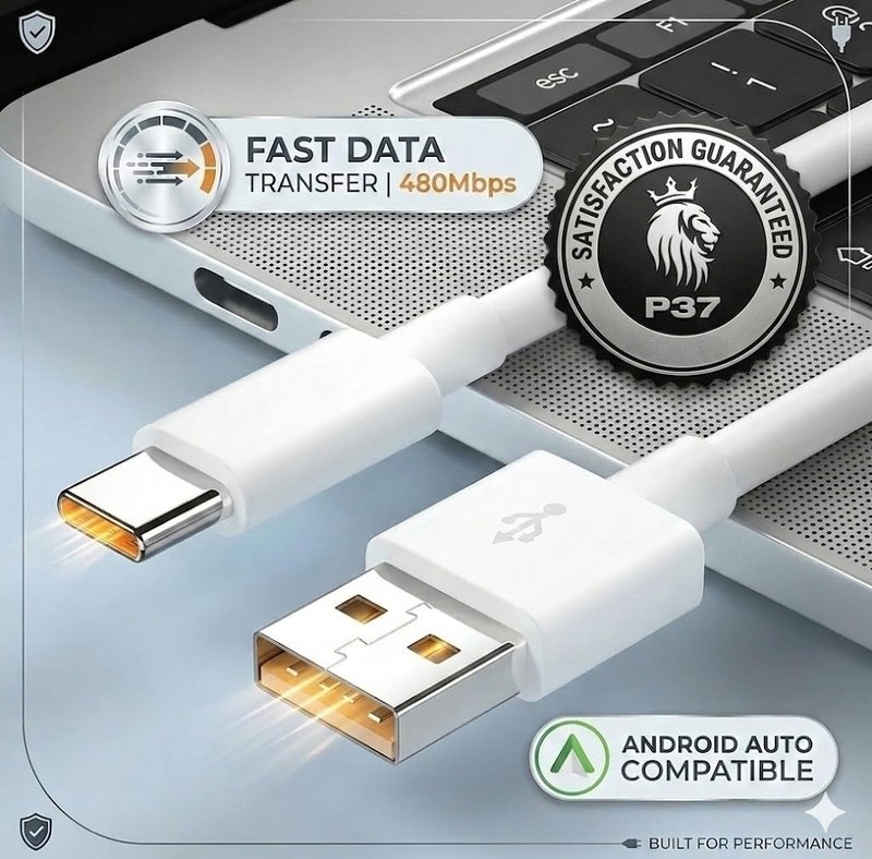 Superior 6A USB-C Turbo Charging Cable for Xiaomi - 1M, 480 Mbps Transfer gallery